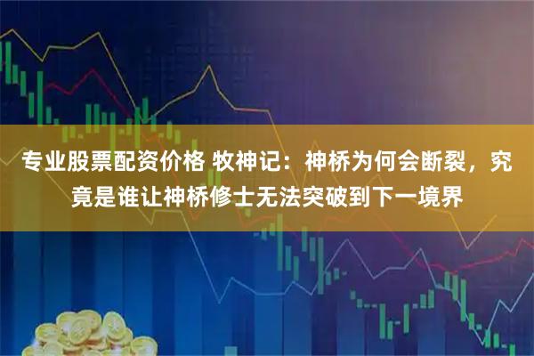 专业股票配资价格 牧神记：神桥为何会断裂，究竟是谁让神桥修士无法突破到下一境界